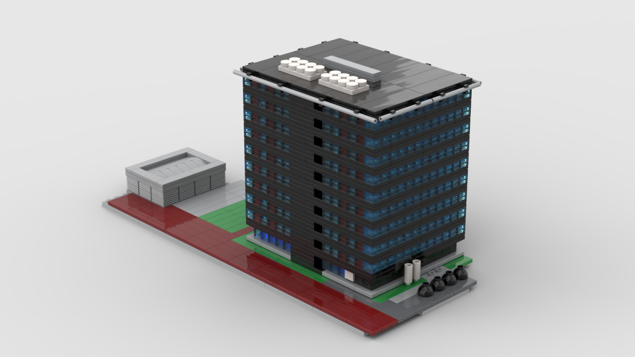 Lootsa tower dark glazing render